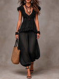Sienna Bohemian V-Neck Set