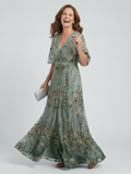 Gemma™ Floral V-Neck Flow Maxi Dress