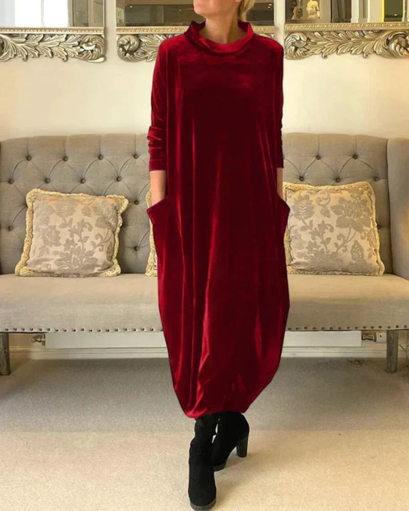 Etta – Elegant Autumn Dress with Pockets