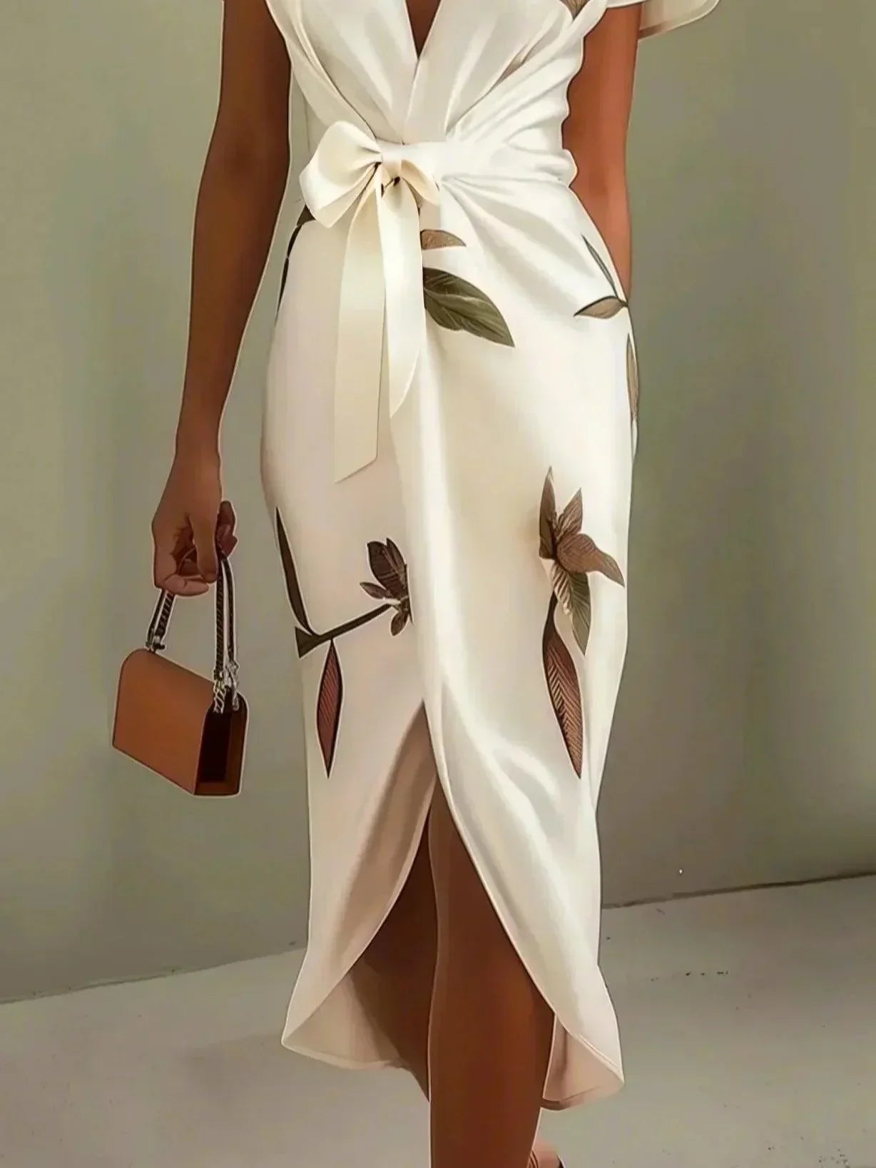 Amelia | Elegant Floral Wrap Dress
