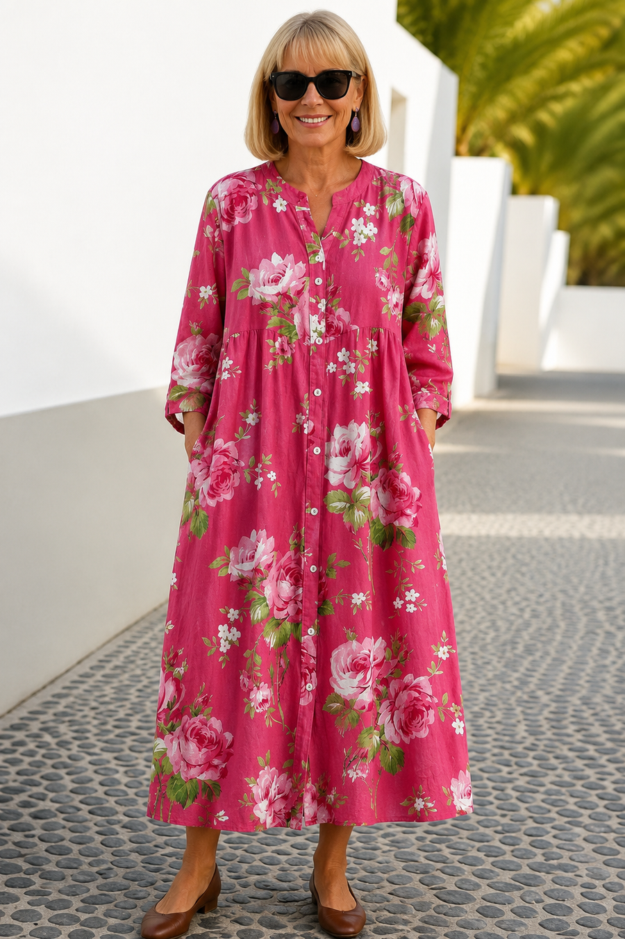 Maddie | Art Floral Dress