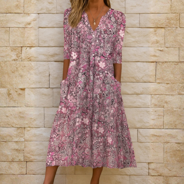 Constance | V-Neck Dress