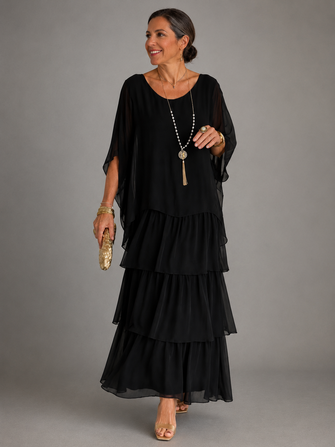 Matilda | Elegant Flowing Maxi Dress