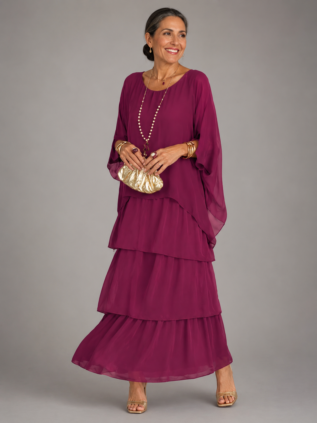 Matilda | Elegant Flowing Maxi Dress