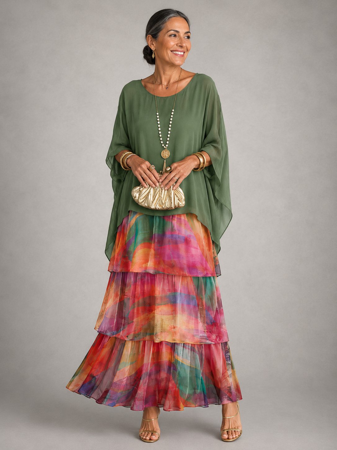 Matilda | Elegant Flowing Maxi Dress