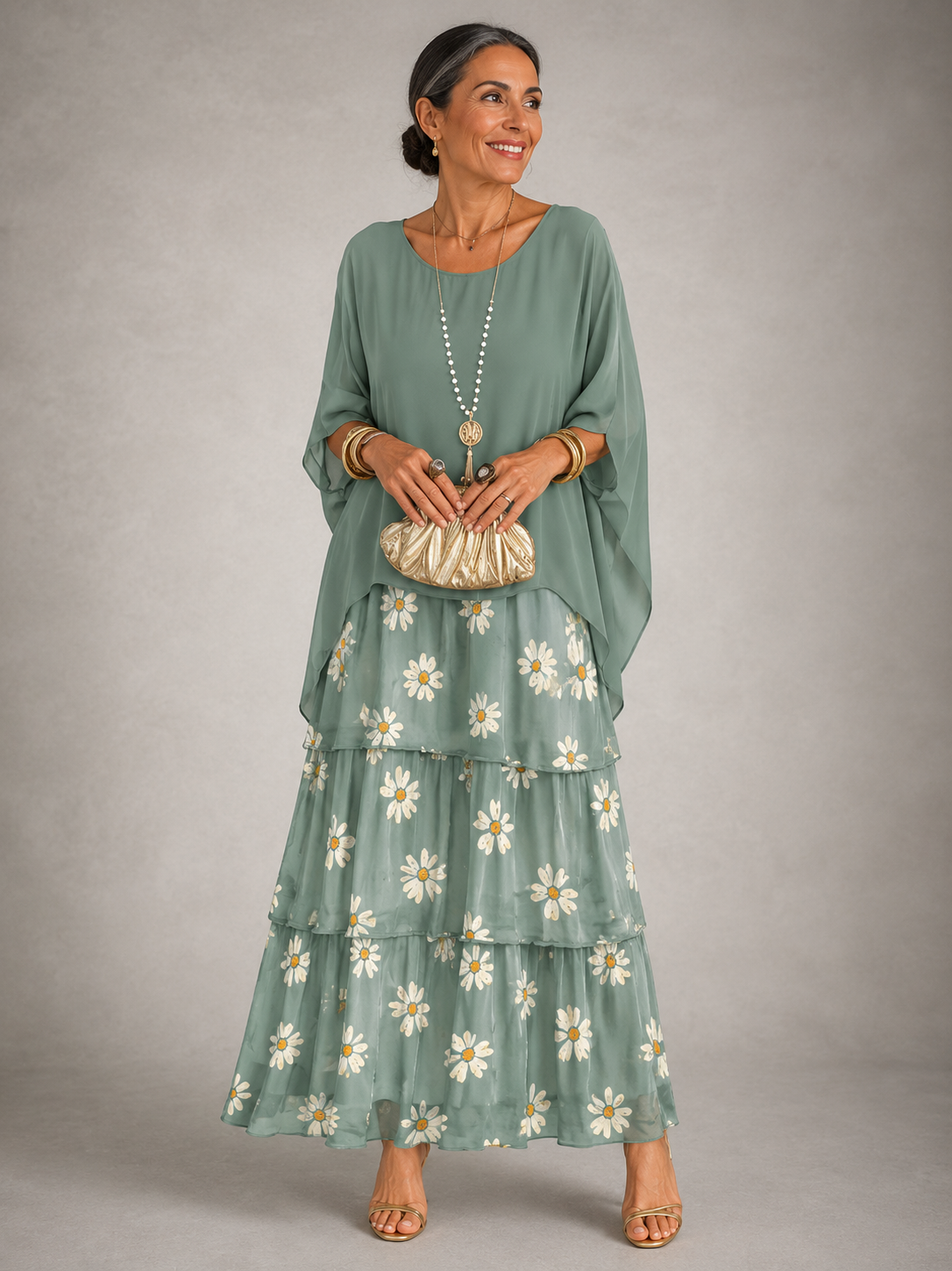 Matilda | Elegant Flowing Maxi Dress