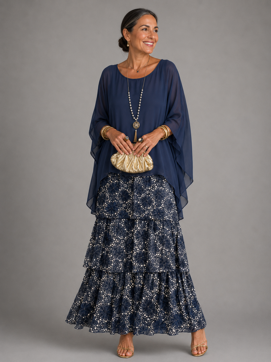 Matilda | Elegant Flowing Maxi Dress