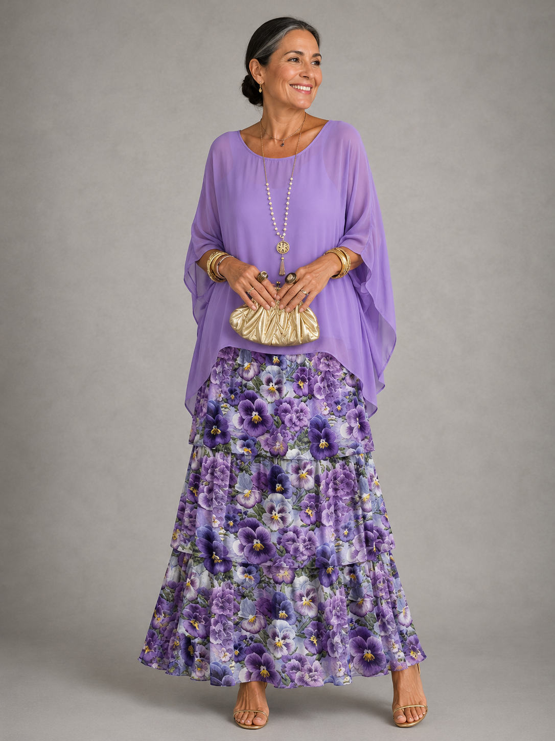 Matilda | Elegant Flowing Maxi Dress