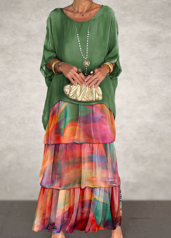 Bonnie - Elegant Flowing Maxi Dress