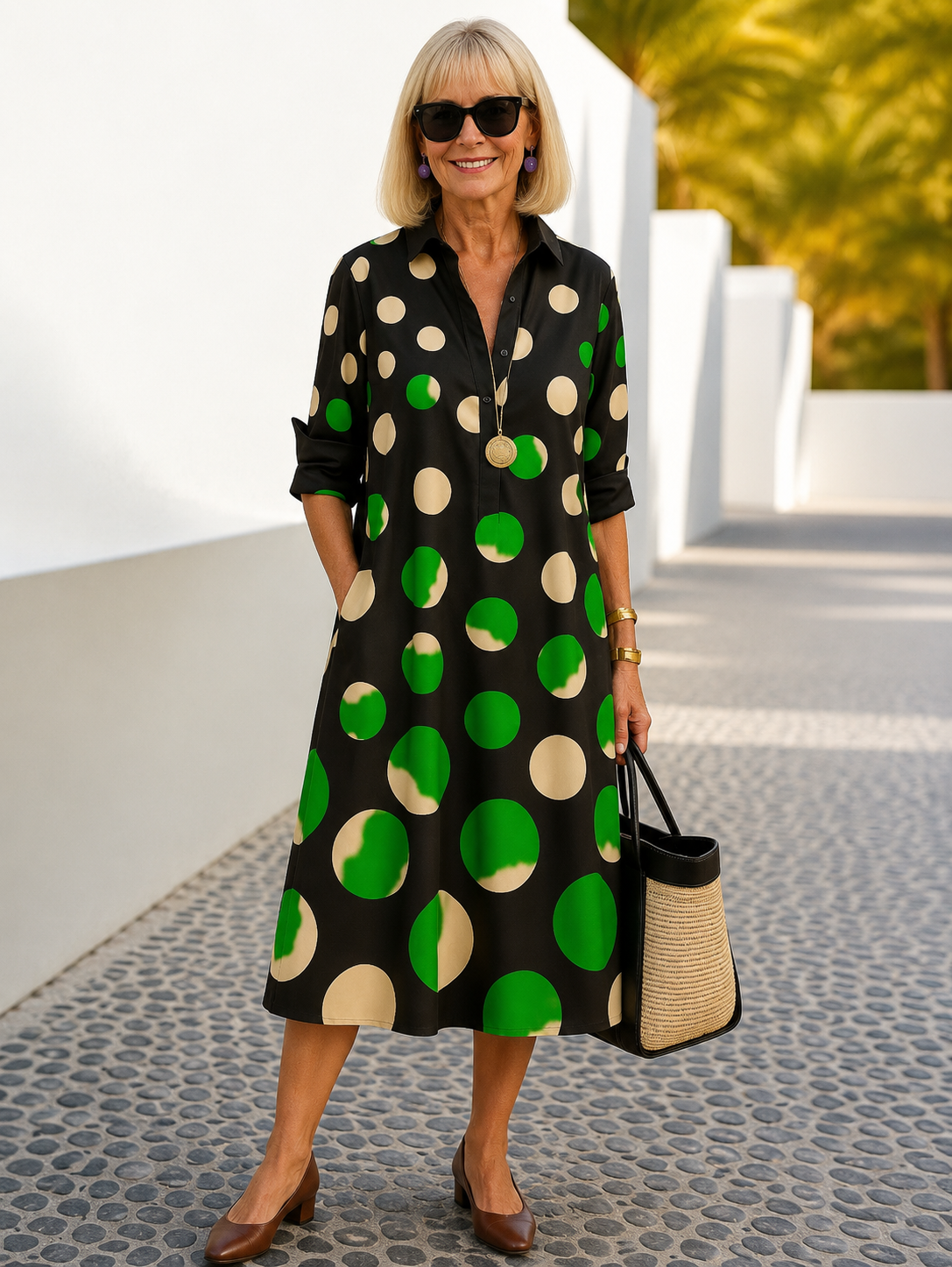 Kaliyah | Modern Midi Dress