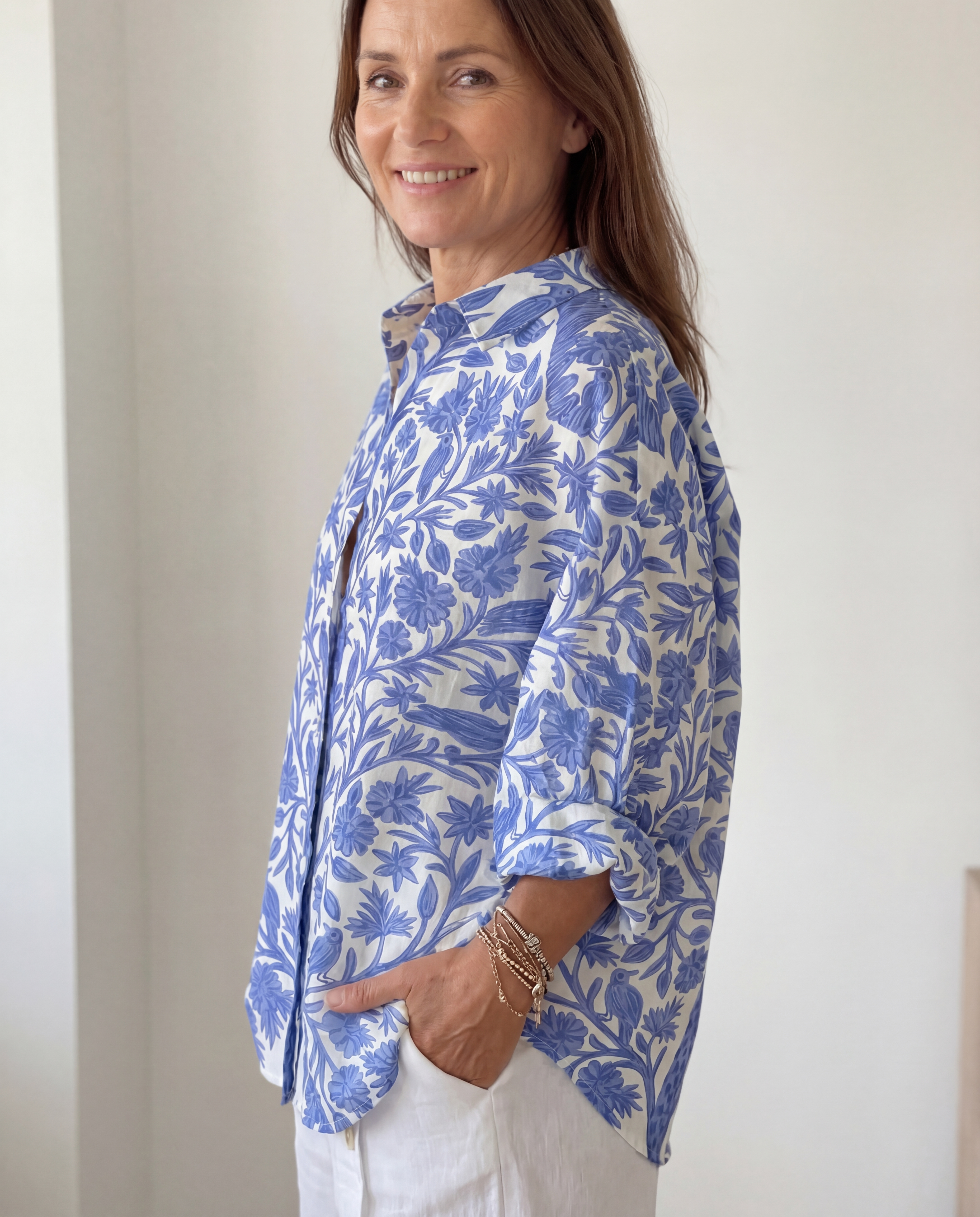 Aurora™ Blue Garden Blouse