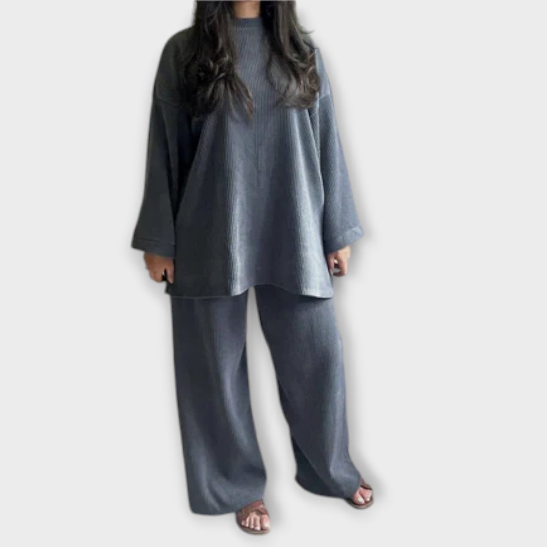 Ingrid - Plus Size Set - Ribbed Style